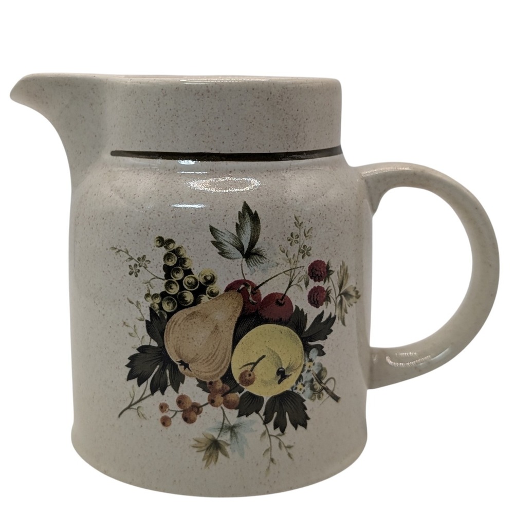 Vintage Royal Doulton Creamer Lambethware Cornwall LS 1015‎ Fruit 1975 England